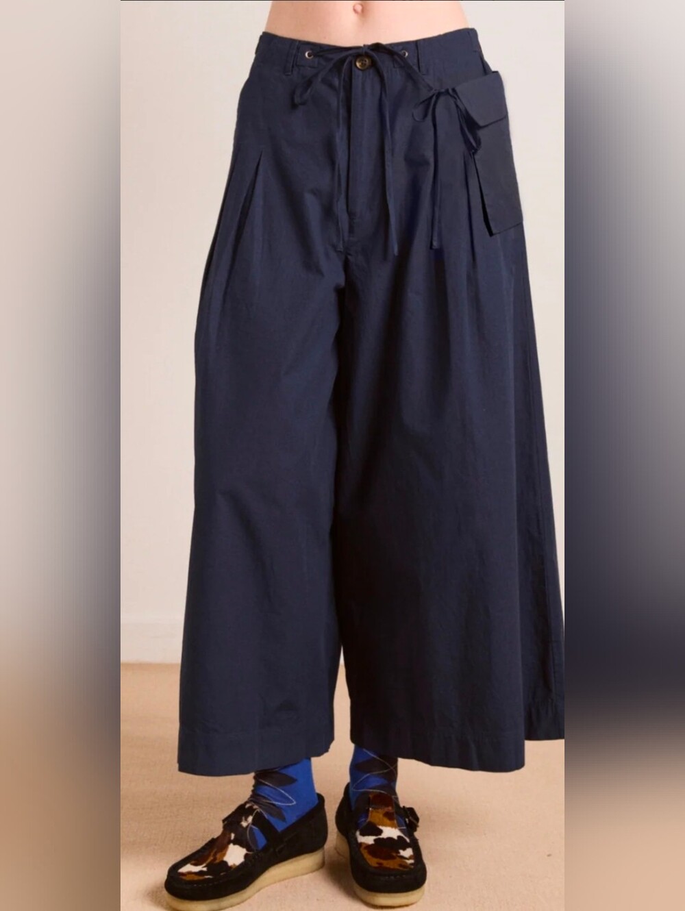 Damson Madder Tatianna Culotte - Navy EU Size 8/ US Size 4